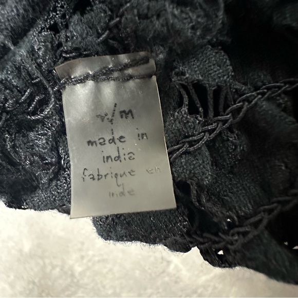 FREE PEOPLE‎ ONE Adella Black Lace Bralette Medium Boho Top Sexy Lightweight - Picture 8 of 15